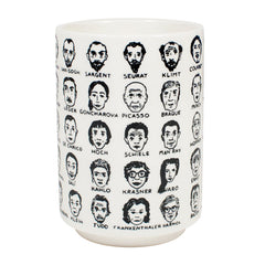 It's Hard To Get a Handle on Modern Art Porcelain Tea Cup