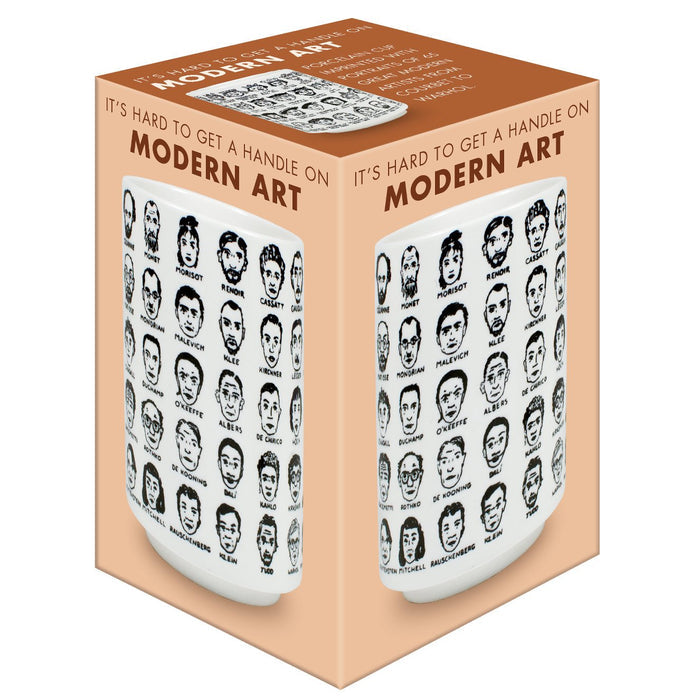 It's Hard To Get a Handle on Modern Art Porcelain Tea Cup