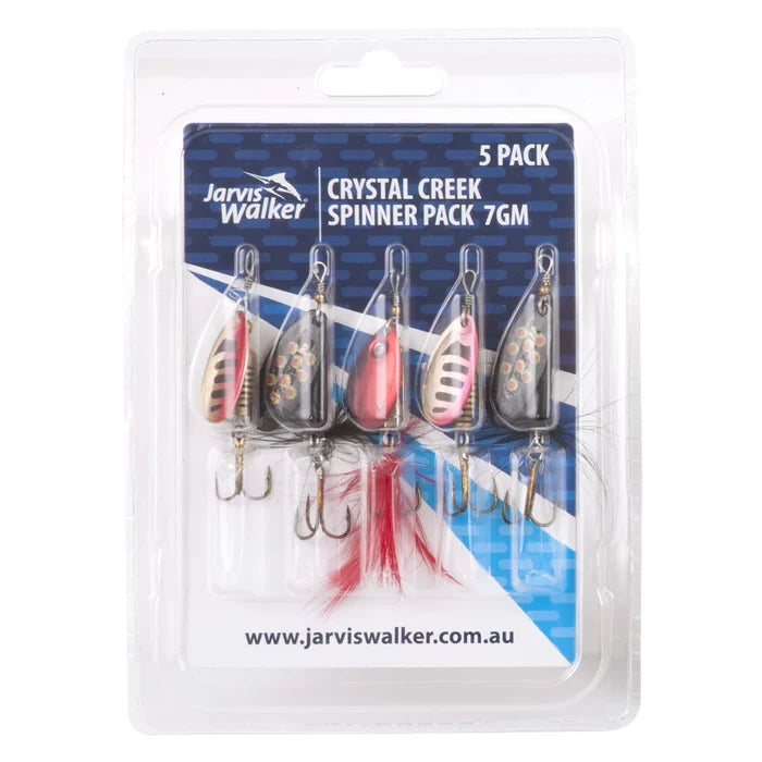 Jarvis Walker Crystal Spinner Pack 5pc