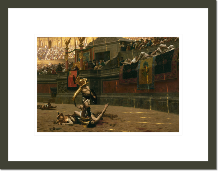 Jean-Léon Gérôme "Pollice Verso" Made-to-Order Print