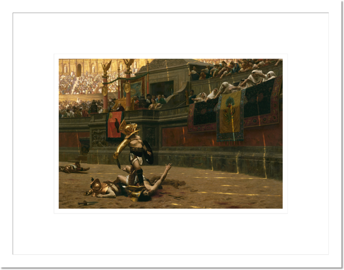 Jean-Léon Gérôme "Pollice Verso" Made-to-Order Print