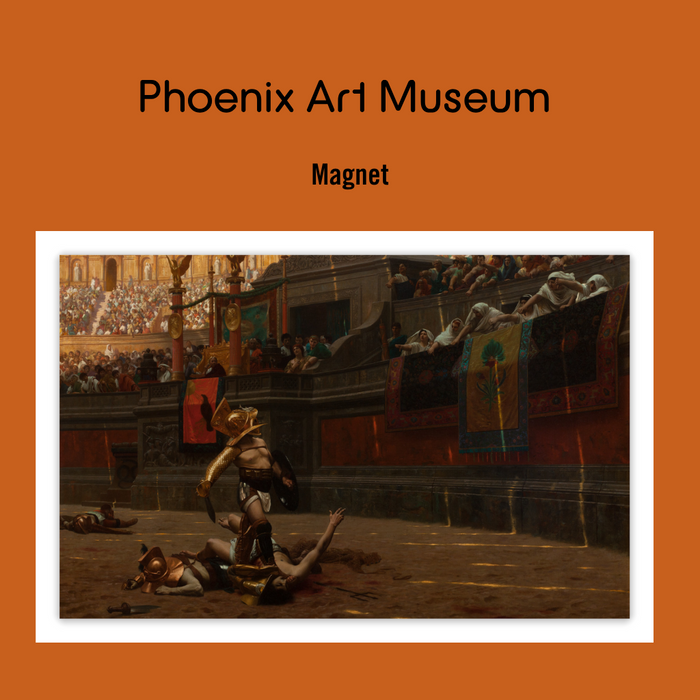 Jean-Leon Gerome "Pollice Verso" Magnet on Card
