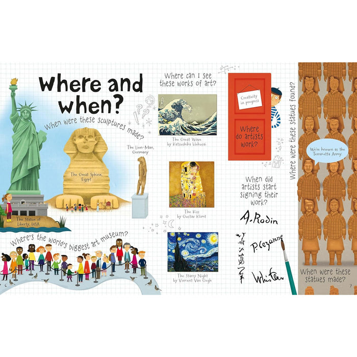 Lift-the-flap Questions and Answers about Art