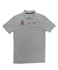 Nike Men's Performance Polo - Black & White Stripe