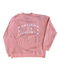 Mock Neck Sweatshirt - Light Pink