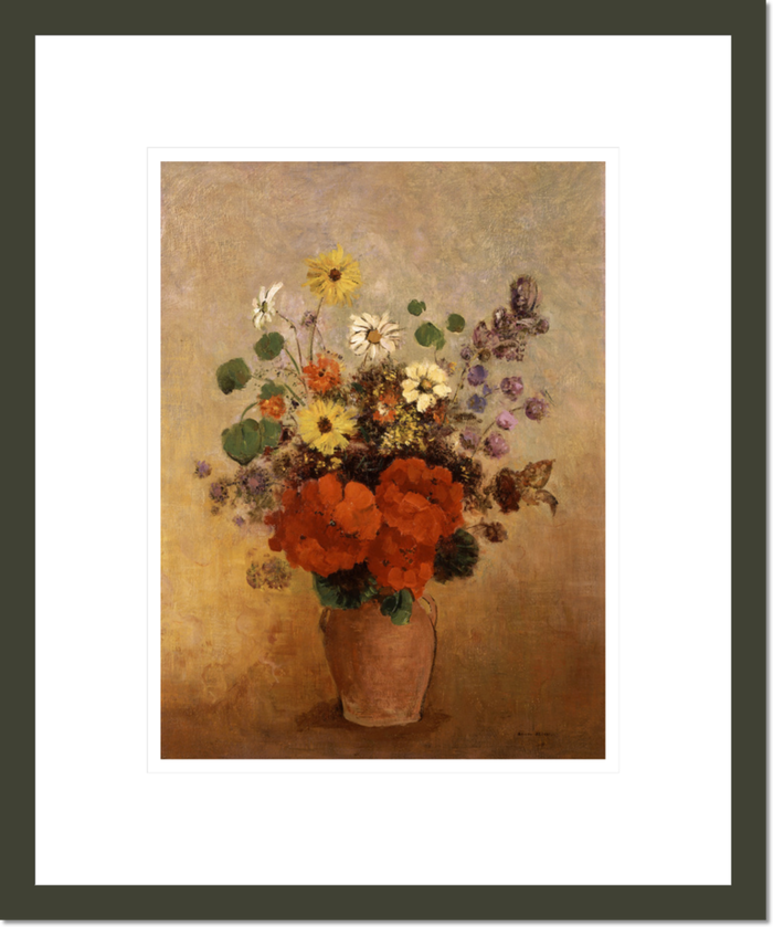 Odilon Redon "Flowers in a Vase" Made-to-Order  Print