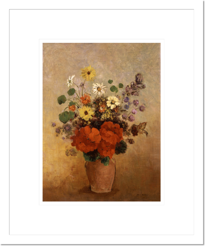Odilon Redon "Flowers in a Vase" Made-to-Order  Print