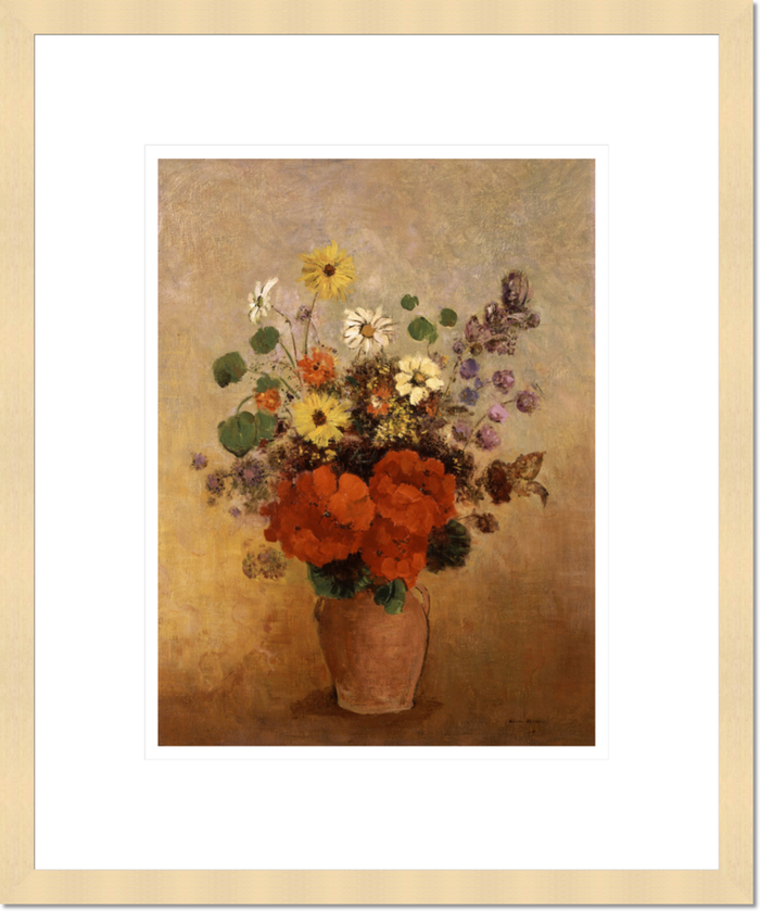 Odilon Redon "Flowers in a Vase" Made-to-Order  Print