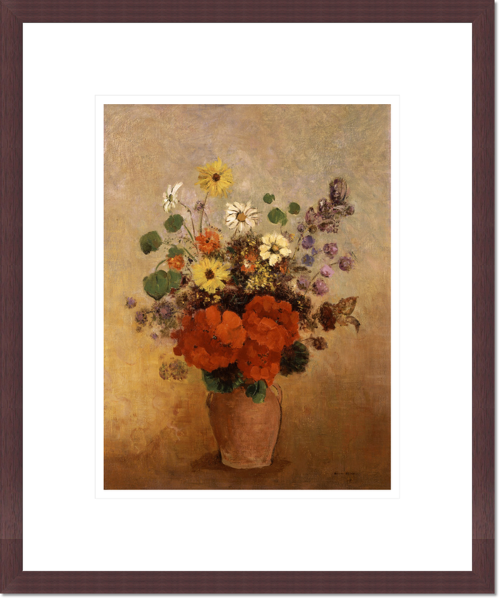 Odilon Redon "Flowers in a Vase" Made-to-Order  Print