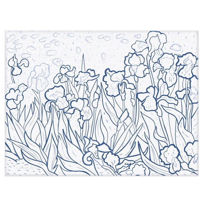 Paint by Number Irises