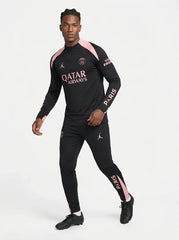 PSG BLACK AND PINK TRACKSUIT