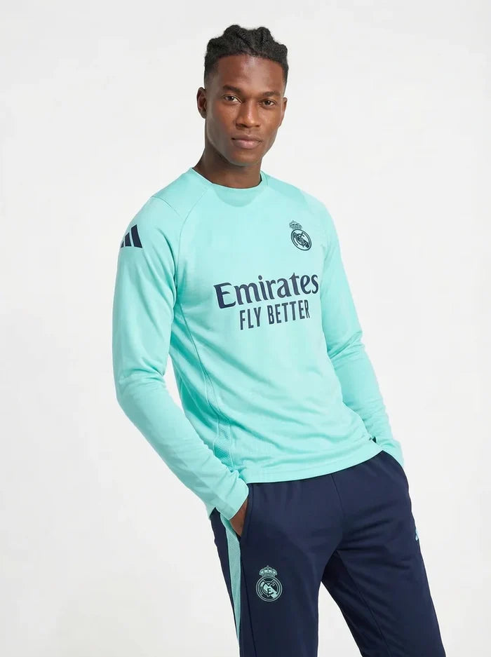 REAL MADRID DARK BLUE AND MINT TRACKSUIT