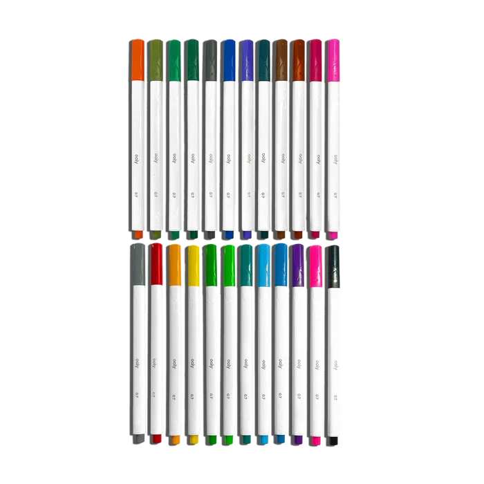 Seriously Fine 24pk Felt Tip Markers