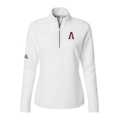 Adidas Textured 1/4-Zip Performance Pullover (Two Styles) - White
