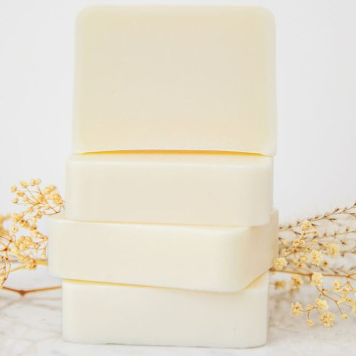 stacked zinc oxide-powered soap bars for contact dermatitis inflamed skin calms while it cleanses supports natural skin barrier